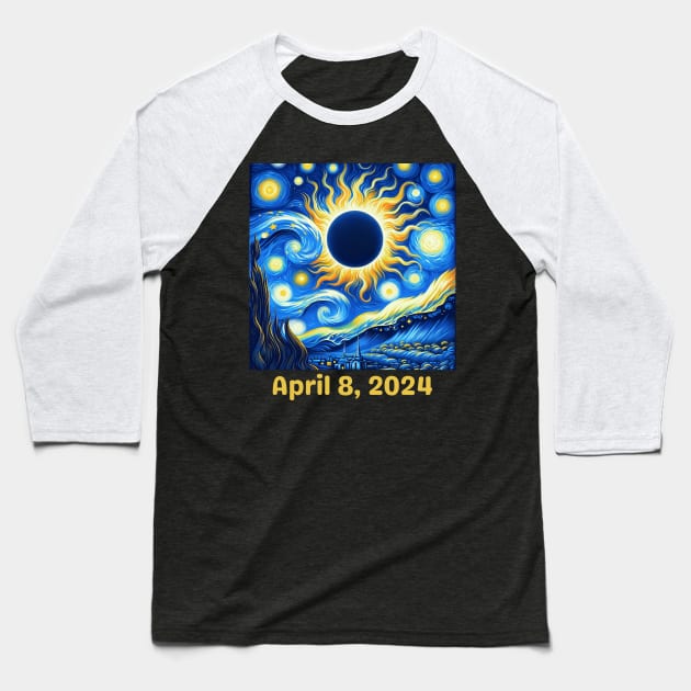 Eclipse Shirt 2024 Eclipse Tshirt Total Solar Eclipse Shirt April 8 2024 Tee Eclipse 2024 Funny Astronomy Gift Solar Eclipse Baseball T-Shirt by HoosierDaddy